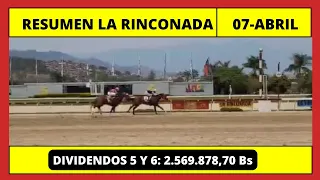 RESUMEN COMPLETO 👉 LA RINCONADA INH hoy Domingo 07  de ABIRLde 2024