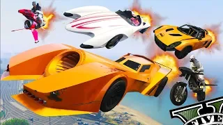 GTA V Online - Rolezinho Voando com TODOS VÉICULOS com TURBINA