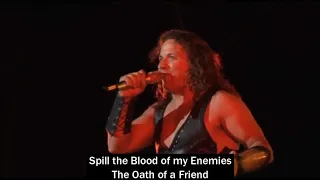 Manowar Blood Of The Kings Live WITH LYRICS