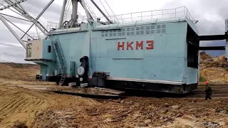 Драглайн шагающий экскаватор ЭШ 10 70 Dragline walking mechanism