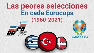 La peor selección de cada Eurocopa (1960-2021) - Fun animator