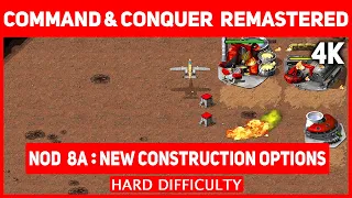 Command & Conquer Remastered 4K - Nod Mission 8 A - New Construction Options - Hard Difficulty