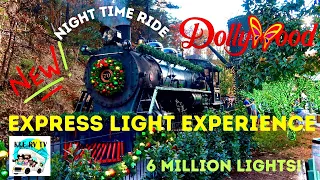 RIDE THE DOLLYWOOD EXPRESS "NEW" 1ST ANNUAL CHRISTMAS LIGHT EXPERIENCE 6 MILLION LIGHTS PIGEON FORGE