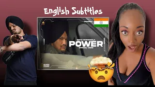 Sidhu Moose Wala - Power with English Subtitles (Reaction) 🇮🇳🇬🇧🥰 #sidhumoosewala