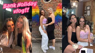 BANK HOLIDAY WEEKEND VLOG!! London, eating out & drinks w the girlsss