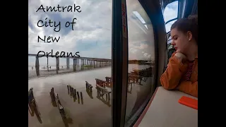 Amtrak City of New Orleans Train ride Sleeping car Chicago to New Orleans Circle trip