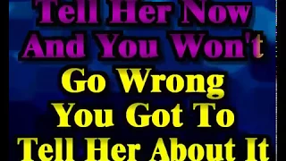 Billy Joel - Tell Her About It (Sing-a-long karaoke lyric video)