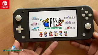 Final Fantasy Pixel Remaster Nintendo Switch Lite Gameplay