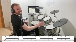 One Of My All-Time Favourite Paradiddle Grooves - One Minute Drum Lesson 🥁