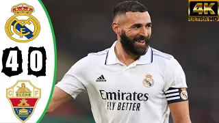 Real Madrid Vs Elche 4-0| HIGHLIGHTS GOALS | LaLiga Santander 2023