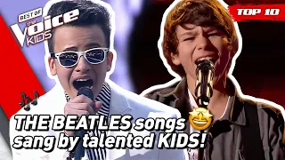 TOP 10 | Fantastic THE BEATLES SONGS covered in The Voice Kids! 😍