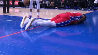 JOEL EMBIID PRETENDED TO PASS OUT! FINED 100,000 FOR FLOPPING & ACTING SKILLS! LOL! HAHA!