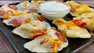 "PIEROGI" с двумя начинками, очень популярный рецепт польской кухни! Еда из фильмов "Люди в черном"