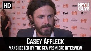 Casey Affleck Premiere Interview - Manchester by the Sea (TIFF2016)