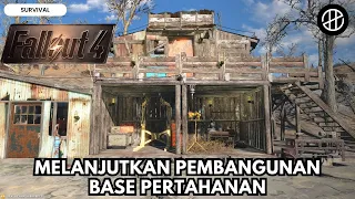 BANGUN PERTAHANAN DAN BANGUN TEMBOK, FALLOUT 4 INDONESIA #3