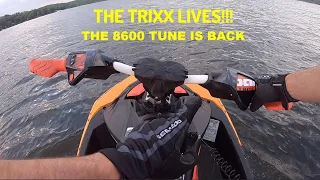 The best tune for regular pump gas on the Sea Doo Spark Trixx - 8600 Riva. Spark vs Spark Trixx