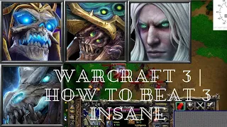 Warcraft 3 Reforged | How to beat 3 Insane Computers using Undead