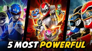 The 5 MOST POWERFUL Power Rangers teams