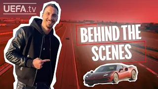 🏎️  ZLATAN IBRAHIMOVIĆ MEETS FERRARI ft. LECLERC & SAINZ | BEHIND-THE-SCENES 🎬