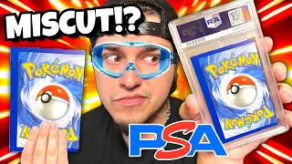 Will PSA Grade This Miscut Pokémon Card?