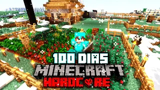 Sobreviví 100 DÍAS en un MUNDO NEVADO - Parte 1 | Minecraft Hardcore