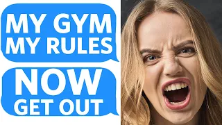 Karen thinks she can BAN ME from the GYM - Reddit Fitness Podcast