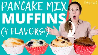 How to Make Pancake Mix Muffins- 4 Delicious and Easy Flavors