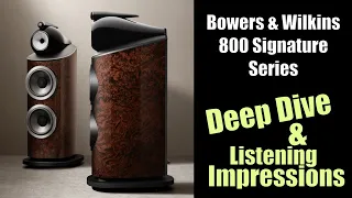 NEW Bowers & Wilkins 801/ 805 D4 Signature Speakers, In-Depth Look and Listening Impression Review!