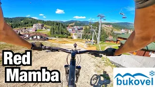 ТРАССА RED MAMBA в BUKOVEL BIKE PARK! 2 подъёмник