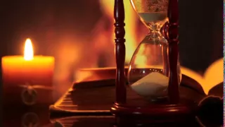 Время   Песочные часы  Книга и свеча  ФУТАЖ