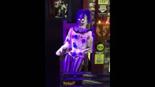 Spirit Halloween 2013 Thrashing Clown and TNT Box