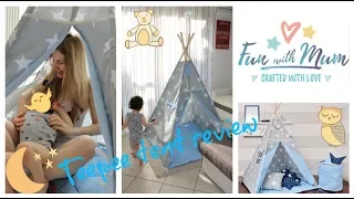 Teepee Tent *FUN WITH MUM* Review With My Toddler!