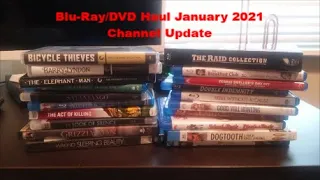 Blu Ray/DVD Haul January 2021 (Channel Update)