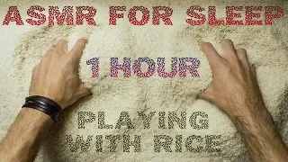 ASMR Ocean Sounds Made With Rice | Guaranteed to Put You To Sleep | 1 Hour (No Talking)
