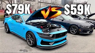 Base $59k 2024 Dark Horse Mustang Vs Loaded $79k Dark Horse! Hmm 🤔