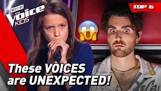 MOST SURPRISING VOICES on The Voice Kids 2022! 😮 | Top 6