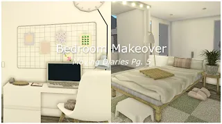 ♡ bedroom & bathroom makeover | moving diaries ep. 5 | bloxburg roleplay ♡