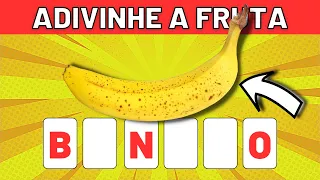 🍓 ADIVINHE QUAL É A FRUTA COM AS LETRAS FALTANDO [QUIZ PERGUNTAS E RESPOSTAS]