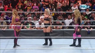 Bianca Belair defiende a Liv Morgan del ataque de Natalya & Carmella - WWE Raw 04/07/2022 (Español)