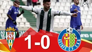 RESUMEN | Córdoba CF  1-0  Getafe CF | 2ª eliminatoria Copa SM El Rey