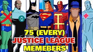 75 (Every) Justice League Members Backstories, Position And Powers Explored