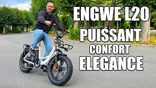 Un bon Fat  bike electrique comme on les aime le ENGWE L2O ! puissant confortable et élégant