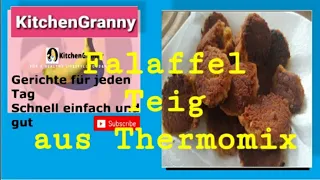 Thermomix  TM6   Falafel Zubereitung zu I we make Falafel with Thermomix (i am in love
