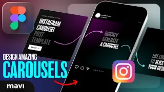 Design Breathtaking CAROUSEL POSTS in Figma FAST: My 9-Minute Setup