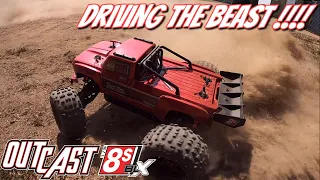 Arrma Outcast 8s BLX First run