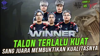 NOBAR AIC 2021 - CHEMISTRY TIM TALON BENER BENER KUAT BANGET GOKIL | MAD TEAM VS TALON GAME 2