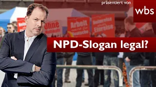 "Migration tötet!" - NPD-Slogan volksverhetzend? | Rechtsanwalt Christian Solmecke