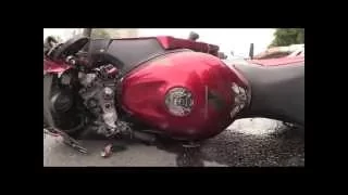В Столкновении Мотоцикла и ЗАЗ Погиб Мотоциклист.