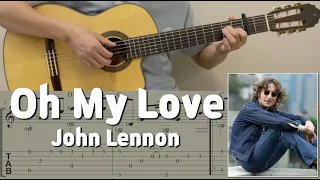 Oh My Love / John Lennon (Guitar) [Notation + TAB]