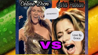 Céline Dion VS Lara Fabian (LIVE)!! Belting Battle C5 - A5!!